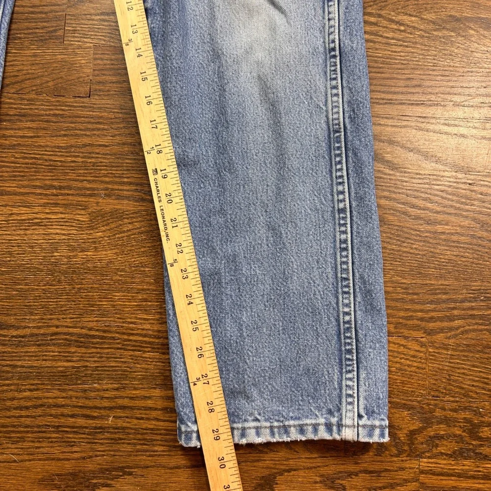 Wrangler 31MWZPW Relaxed Fit Jeans Mens 36x32 Light Wash Blue Denim Cotton